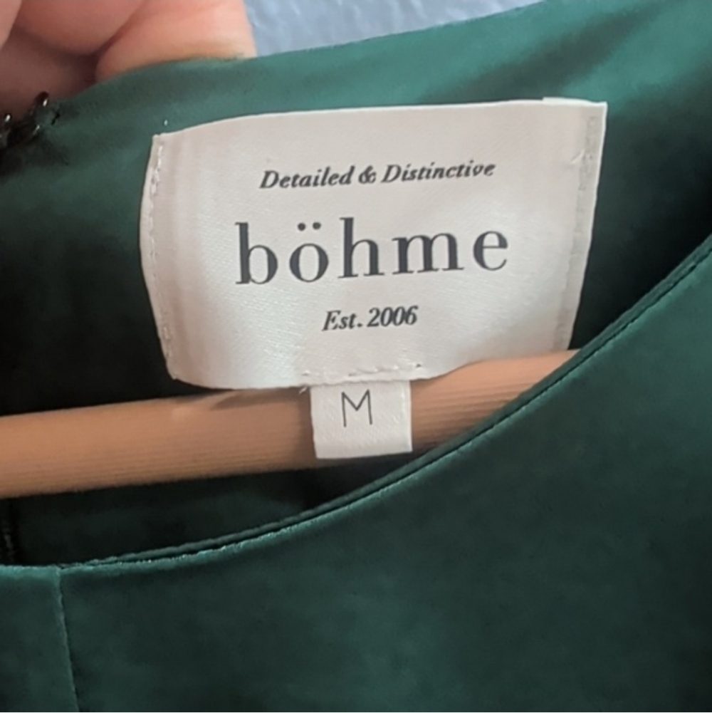 Bohme Rosalind Midi Dress in Green - Picture 4 of 7
